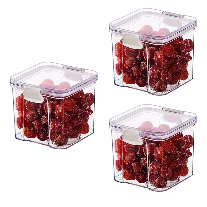 Grain Sealed Jars Fresh-Keeping Box Large Capacity Kitchen Organize Tank Food Sealed Container Seasoning Can Cereals Storage Jar
