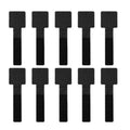 10Pcs Adhesive Loop Cable Ties - Reusable Wire Management Straps for Desktop, Home Office, Organize Wires Data Charger Cords​