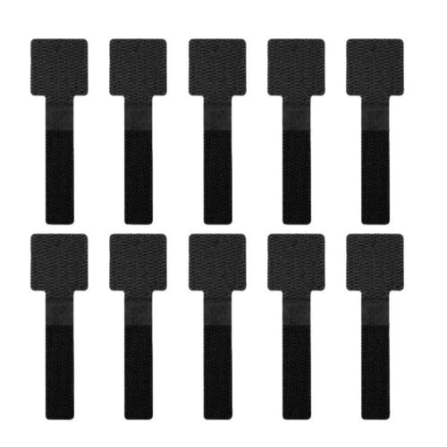 10Pcs Adhesive Loop Cable Ties - Reusable Wire Management Straps for Desktop, Home Office, Organize Wires Data Charger Cords​
