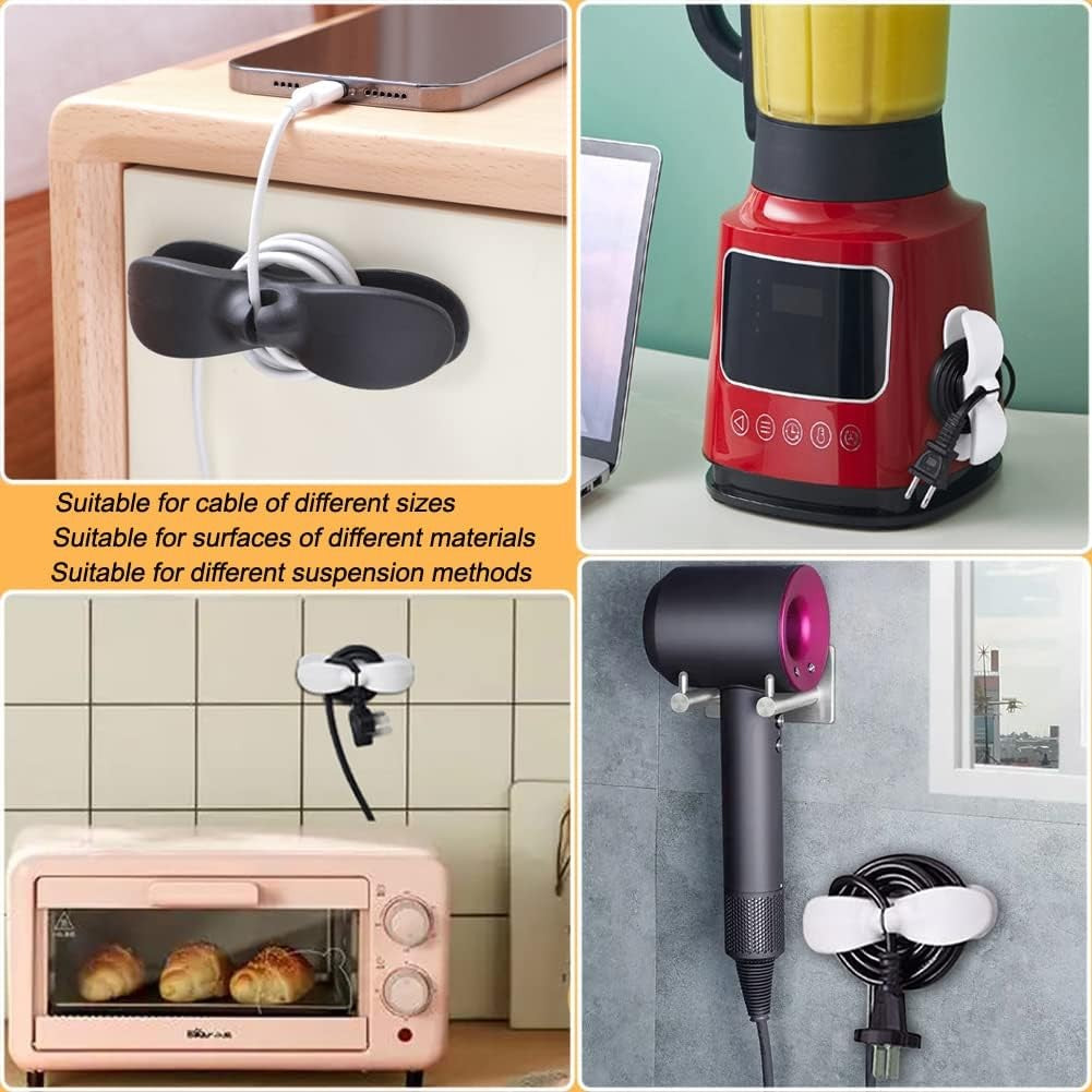 Cord Organizer for Appliances, 4PCS Kitchen Appliance Cord Winder Cable Organize