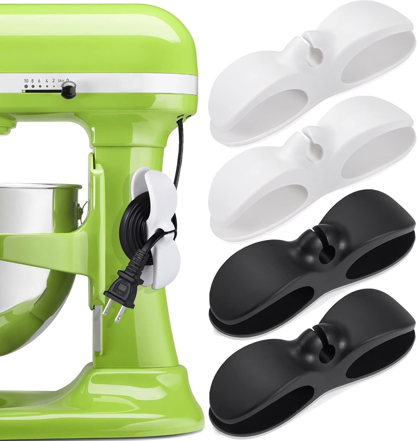 Cord Organizer for Appliances, 4PCS Kitchen Appliance Cord Winder Cable Organize