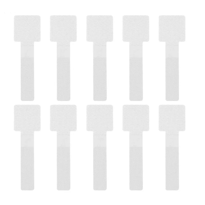 10Pcs Adhesive Loop Cable Ties - Reusable Wire Management Straps for Desktop, Home Office, Organize Wires Data Charger Cords​