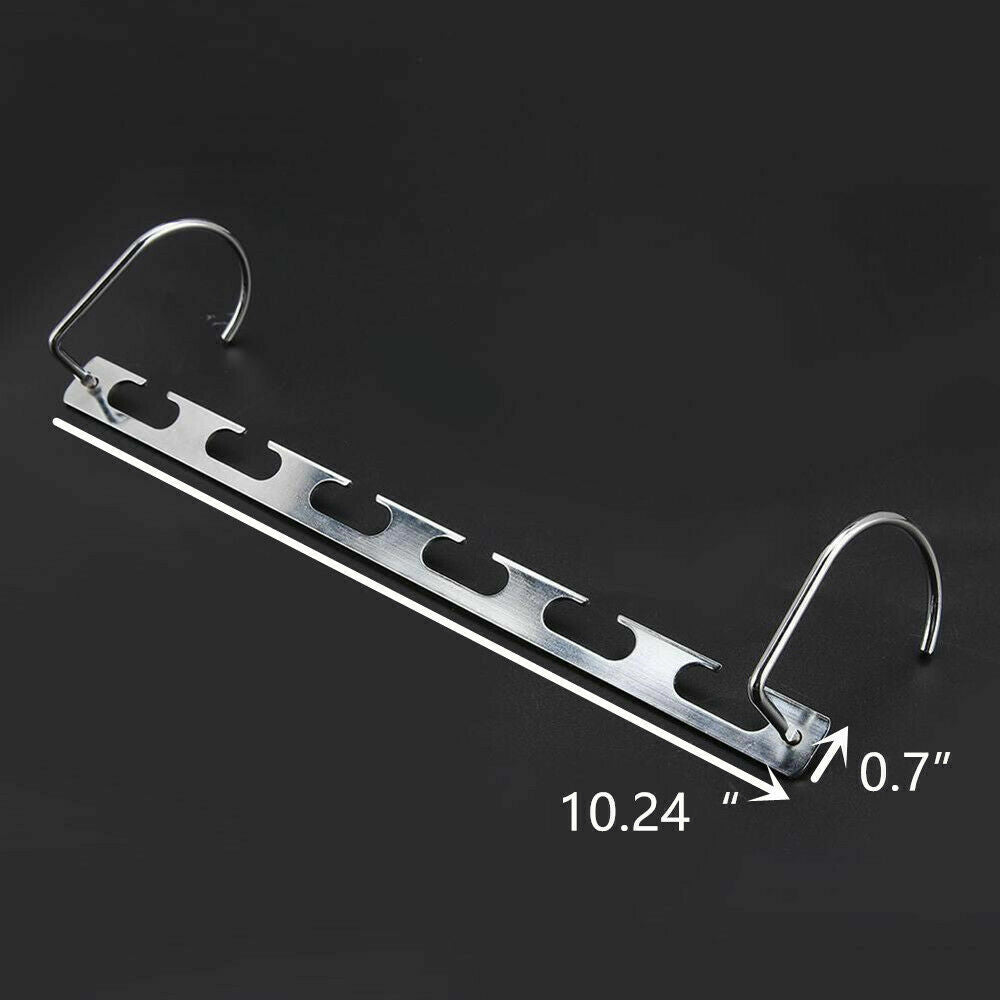 2PC Space Saver Saving Wonder Metal Hanger Clothes Closet Organize Hook Racks